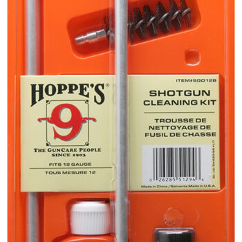 Hoppe's Shotgun Cleaning Kit for 12 Gauge/12GA Shotguns - Bore Cleaner Gun Oil Accessories