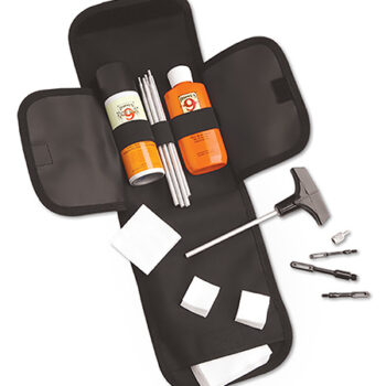 Hoppe's FC2 Universal Field Cleaning Kit for All Firearms Multi-Caliber Black Compact Soft Case