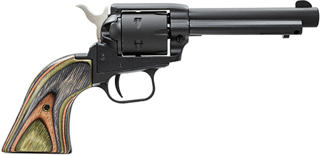 Heritage Rough Rider .22 LR/.22 WMR 6-Shot 4.75" Black Satin Revolver with Camo Laminate Grips