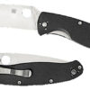Spyderco C142GP Resilience 4.20" Folding Drop Point Plain 8Cr13MoV SS Blade Black G10 Handle Includes Pocket Clip 2 88158