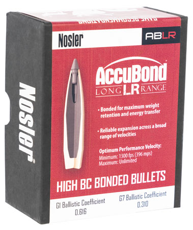 Nosler 58623 AccuBond Long Range 7mm 168gr Spitzer Point 100/Box 3 Nosler 58623 AccuBond Long Range 7mm 168gr Spitzer Point 100/Box