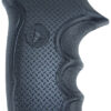 Taurus Compact Public Defender Pistol Grip - Pachmayr Diamond Pro Black Rubber Finger Grooves 1 88373