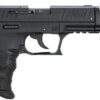 Walther P22 Target CA Compliant .22 LR, 10+1 Capacity, 5" Barrel, Black Finish, Picatinny Rail Frame, Serrated Matte Black Tenifer Steel Slide, Interchangeable Backstrap Grip 2 89504