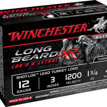 Winchester Long Beard XR Shot-Lok 12 Gauge 3" 1 3/4oz 4 Shot Turkey Hunting Ammunition