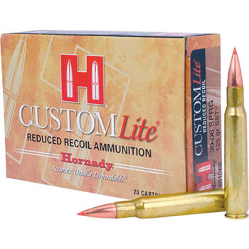 Hornady Custom Lite 30-06 Springfield 125gr Super Shock Tip Ammunition 20 Rounds