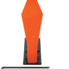 Champion Targets .22 Diamond Pop-Up Target Rimfire Rifles Orange Steel Diamond Standing Includes Ground Stakes 1 9064
