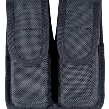HK Double Magazine Pouch Black Cordura for Single Stack 9mm 40 .45 Pistols