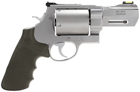 Smith & Wesson Performance Center 460 XVR .460 S&W Mag 3.5" 5-Round Revolver, Matte Silver Stainless Steel, Black Polymer Grip