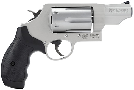Smith & Wesson Governor .45 Colt/2.5" .410 Gauge 2.75" Stainless Barrel, 6-Round Stainless Cylinder, Matte Silver Scandium Alloy Z-Frame, Black Polymer Grip