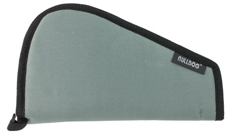 Bulldog BD610 Pistol Rug 12 Inch Gray Black Trim Water-Resistant Nylon