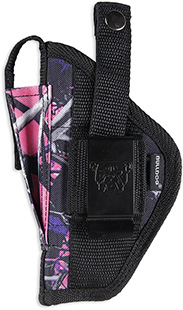 Smith & Wesson J Frame 2-2.5" Barrel OWB Holster Nylon Muddy Girl Camo Ambidextrous Belt Loop/Clip by Bulldog