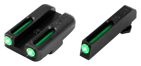 TruGlo TFO Tritium Fiber Optic Front and Rear Sights for Glock 42 43