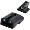 TruGlo Tritium Sight Set Black with Green Tritium Front and Green Tritium Rear Sight 1 93941