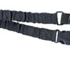 Caldwell Single Point Tactical Sling - AR Rifle - Nylon Black - Adjustable Bungee - Quick Detach Carabiner 2 93987