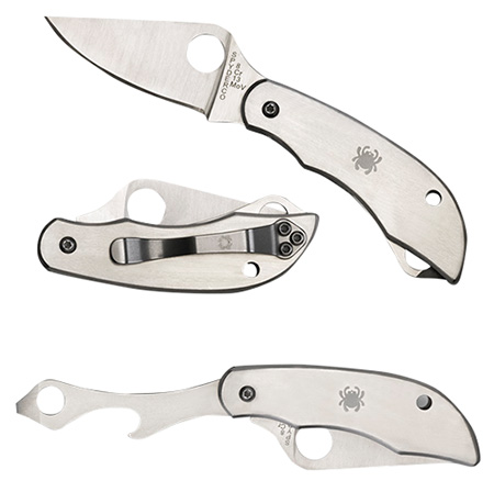 Spyderco C175P Clipitool Silver Stainless Steel Folding 8Cr13MoV SS 4.57"/4.59" Long Plain Blade Stainless Steel Handle Features Screwdriver/Opener 3 Spyderco C175P Clipitool Silver Stainless Steel Folding 8Cr13MoV SS 4.57"/4.59" Long Plain Blade Stainless Steel Handle Features Screwdriver/Opener