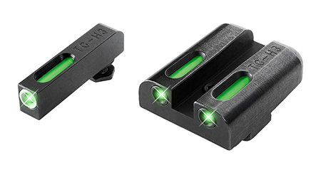 TruGlo TFX Pro Tritium Fiber Optic Sights Green for Glock Pistols