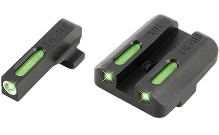 TruGlo TFX Pro TG13XD1A Front and Rear Sights Kit for Glock - Tritium and Fiber Optic Black/Green