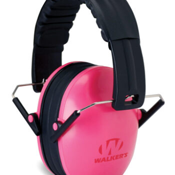Walker's Youth Over-the-Head Earmuff 23dB NRR Pink/Black