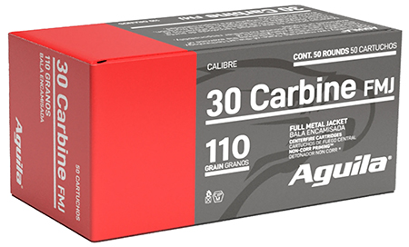 Springfield Armory M1 Carbine 30 Carbine 110gr FMJ Range Ammunition - 50 Rounds