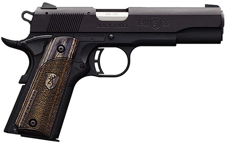 Browning 1911-22 Black Label .22 LR Semi-Auto Pistol - Full Size Polymer Frame 4.25" Stainless Barrel Serrated Slide