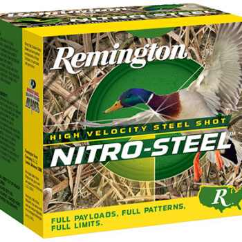 Remington 12 Gauge 3.5" 1.5 oz 2 Shot Nitro-Steel High Velocity Shotgun Shells 25 Rounds