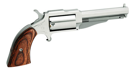 North American Arms 1860 Earl Revolver 22 WMR 5-Round 3-Inch Barrel Stainless Steel Rosewood Grip
