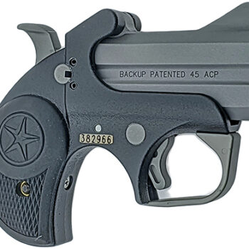 Bond Arms Backup Original 45 ACP Derringer 2rd 2.5" Barrel Bead Blasted Anti-Glare Steel Frame Rubber Grips