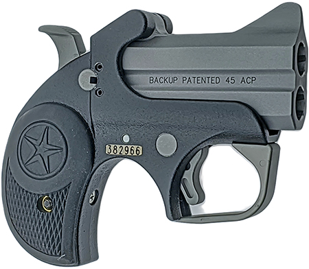 Bond Arms Backup Original 45 ACP Derringer 2rd 2.5" Barrel Bead Blasted Anti-Glare Steel Frame Rubber Grips 3 Bond Arms Backup Original 45 ACP Derringer 2rd 2.5" Barrel Bead Blasted Anti-Glare Steel Frame Rubber Grips