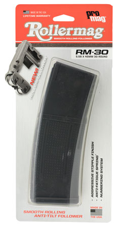ProMag AR-15 30-Round 5.56 NATO Polymer Magazine with Roller Follower