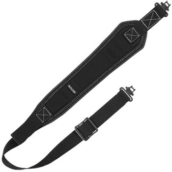 Allen Glen Eagle Rifle Sling Black Heavy-Duty Webbing with BakTrak Adjustable 29"-37" OAL