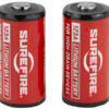 SureFire SF2CB 123A Batteries 3.0V 1500mAh (2-Pack) Red/Black for SureFire Flashlights 2 9859