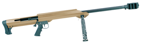 Barrett M99 50 BMG 29" Barrel 1rd Magazine Flat Dark Earth Cerakote Finish Sorbothane Recoil Pad Fixed Stock Black Polymer Grip Right-Handed