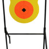 Birchwood Casey 47330 World of Targets Boomslang Pistol/Rifle Orange/Yellow AR500 Steel Gong Standing Includes Gong/Metal Stand 2 99019