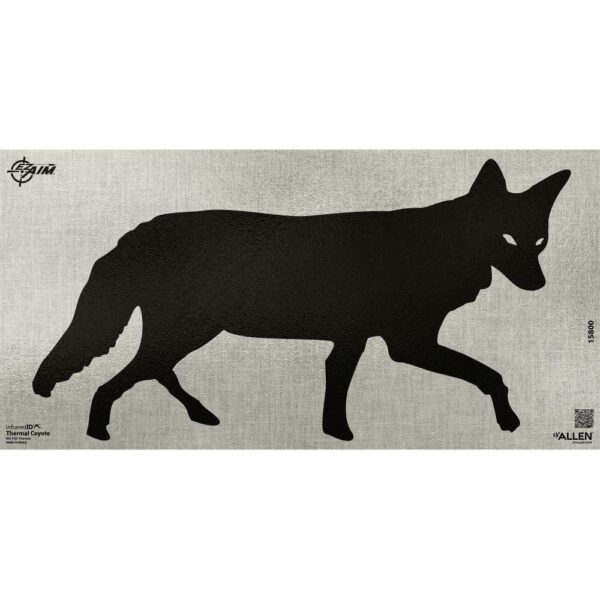 Allen EZ Aim Thermal ID Coyote Paper Target 24"x12" Grey