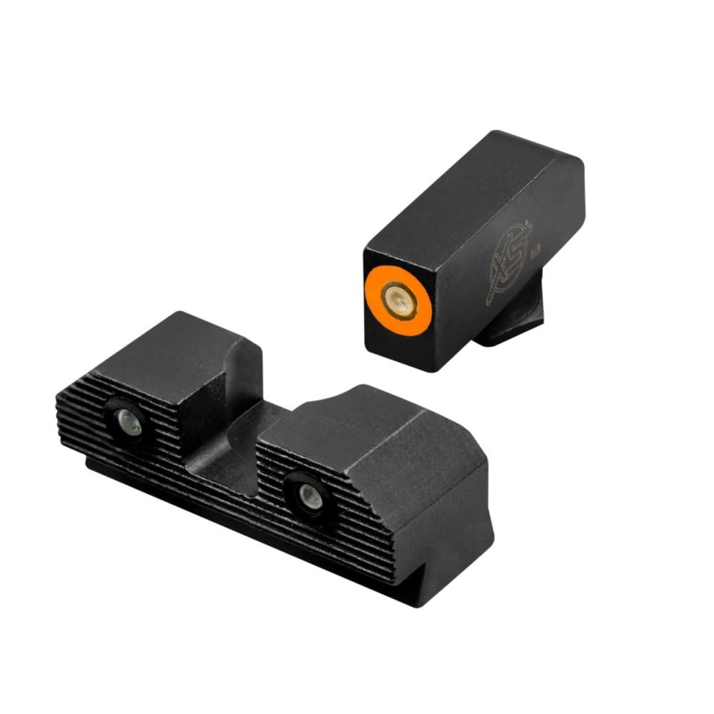 Glock 42/43/43X/48 Night Sights - XS Sight Systems R3D 2.0 Orange Front Black Rear 3 Glock 42/43/43X/48 Night Sights - XS Sight Systems R3D 2.0 Orange Front Black Rear
