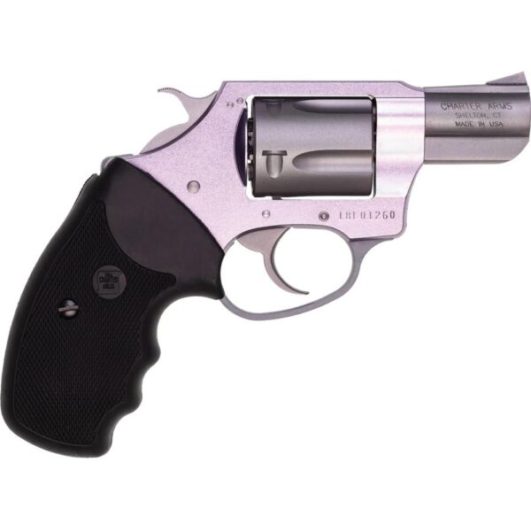 Charter Arms Lavender Lady .38 Special Revolver - 2" Barrel 5 Round Purple Lavender with Black Grips