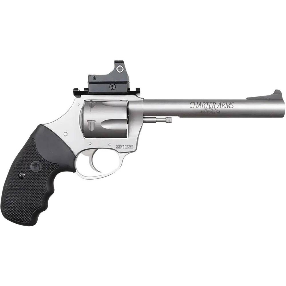 Charter Arms Target Mastiff .357 Mag Revolver 5-Round Stainless 6-Inch Barrel Optic-Ready 3 Charter Arms Target Mastiff .357 Mag Revolver 5-Round Stainless 6-Inch Barrel Optic-Ready