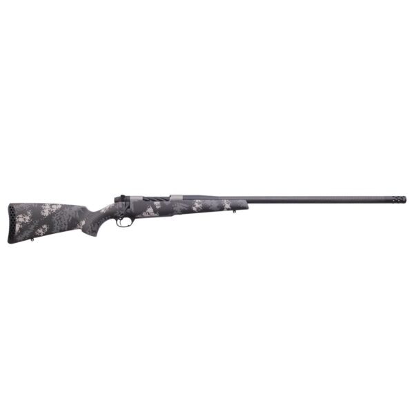 Weatherby Mark V Backcountry 2.0 Ti Carbon 257 Weatherby Mag Bolt-Action Rifle 26" Barrel Grey/White 3rd Magazine