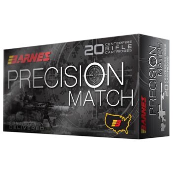 Barnes Precision Match 5.56x45mm 69gr OTM BT Rifle Ammo - 20 Rounds Per Box