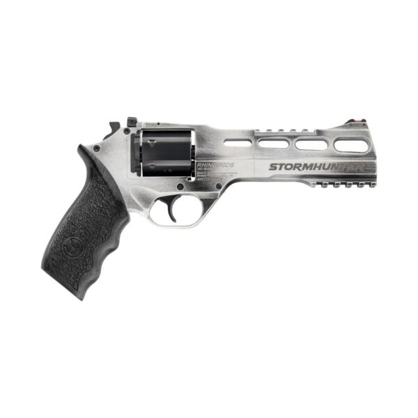 Chiappa Rhino 60DS Stormhunter Revolver .357 Mag 6-Round 6-Inch Barrel White Silver Black Grip
