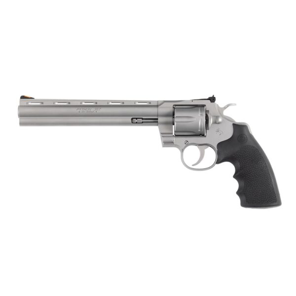 Colt Python Handgun .357 Mag 6rd Capacity 8" Barrel Matte Stainless Steel with Black Grip