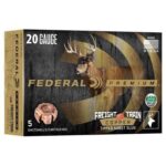 Federal Premium Freight Train Copper 20ga 3" 275gr Slug 1900 fps 5/ct 1 FAP151FT6