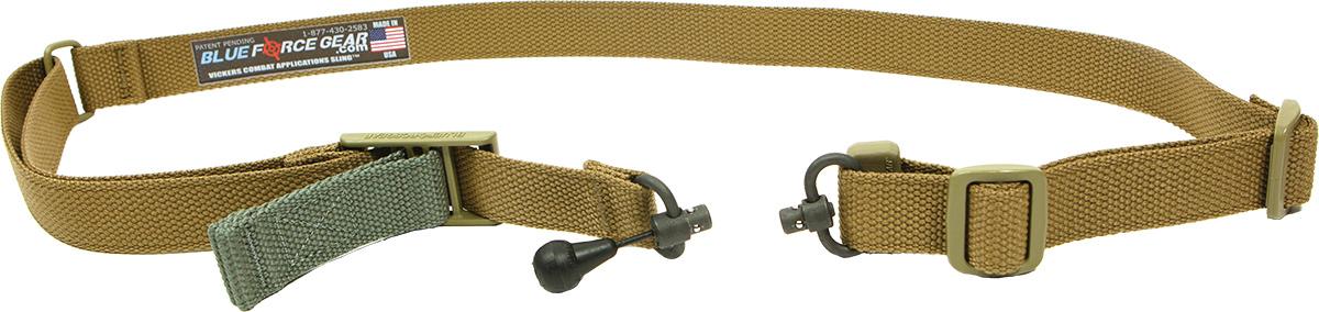 VICKERS 2-TO-1 SLING RED SWIVEL VERSION NYLON ADJUSTER & HDW COYOTE BR 3 VICKERS 2-TO-1 SLING RED SWIVEL VERSION NYLON ADJUSTER & HDW COYOTE BR