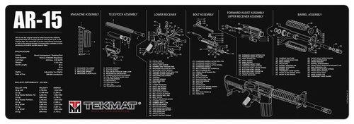 TekMat AR-15 Black 12x36 Inch Gun Cleaning Mat