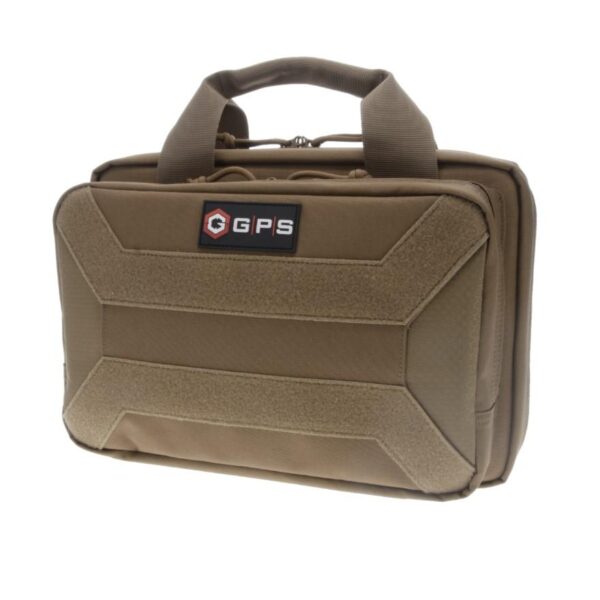 Pistol Case 15 Inch Tan G-Outdoors Gun Safe Storage Bag Firearm Handgun Protection