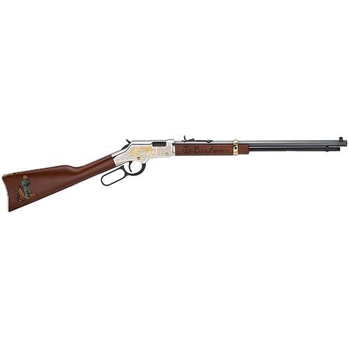 Henry Golden Boy .22 S/L/LR Lever-Action Rifle 20" Barrel Walnut Stock 16rd LR/21rd S Magazine God Bless America Edition