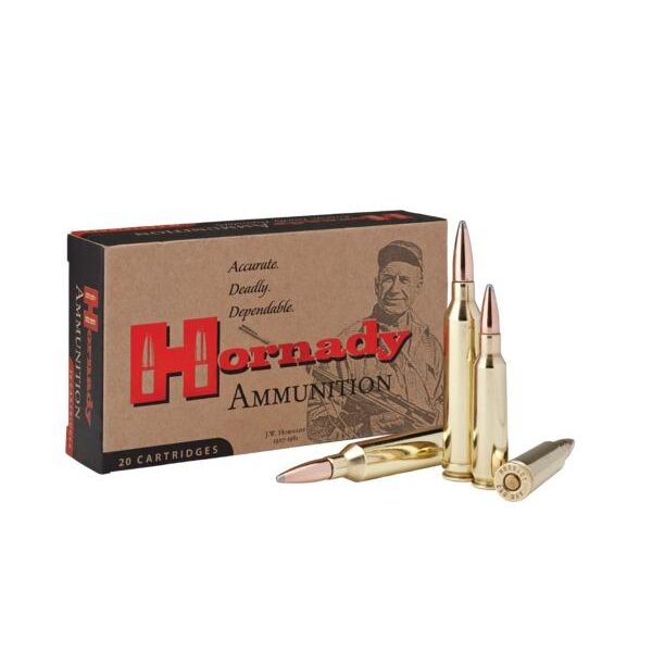 Hornady Custom .250 Savage 100gr Interlock SP Rifle Ammo - 20 Rounds Per Box