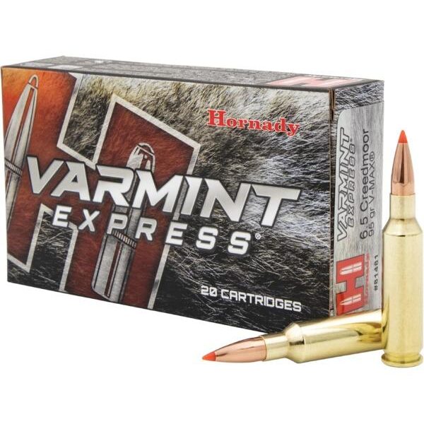 Hornady .224 Valkyrie 60 gr V-MAX Varmint Express Rifle Ammo 3300 fps 20 Rounds