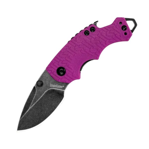 Kershaw Shuffle Purple Folding Knife Blackwash Finish