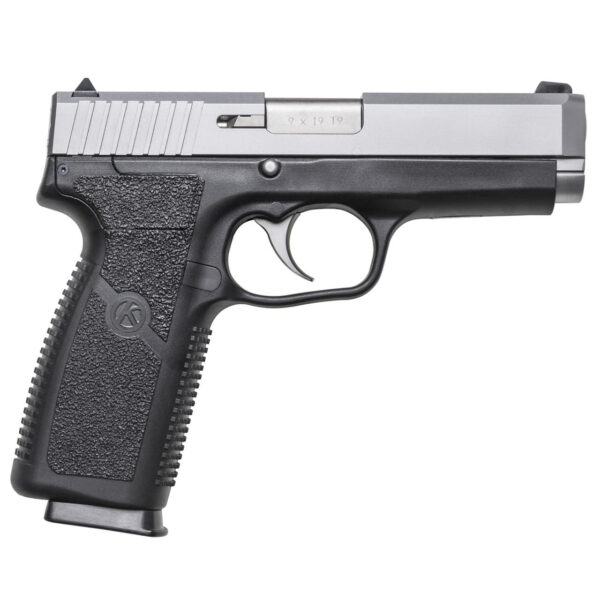 Kahr MK9 9mm Semi-Auto Pistol - 3" Barrel Stainless Slide Black Grip Night Sights 6+7 Round Magazines